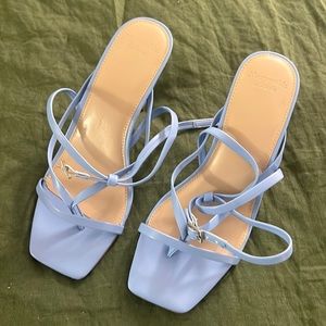 Abercrombie and Fitch baby blue heels